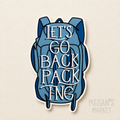 Waterproof Backpacking Sticker
