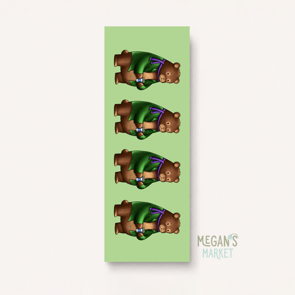 Cozy Bear Bookmark