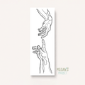 Creation Line Art Bookmark
