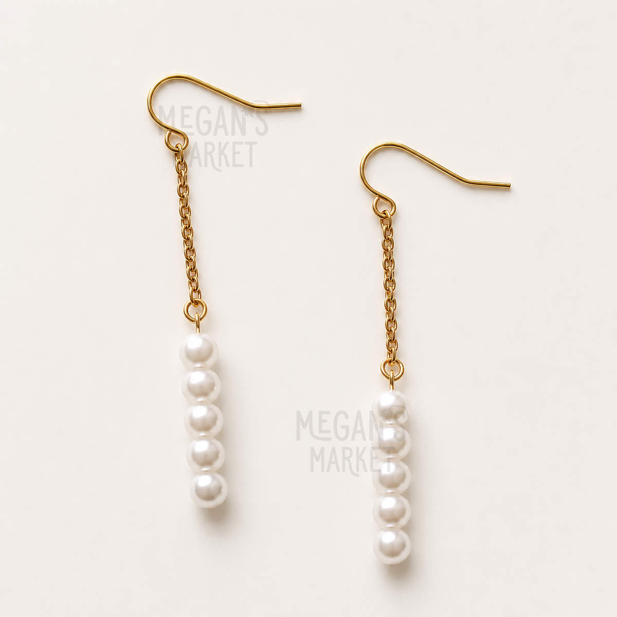 Elegant Pearl Drop Earrings