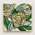 Gold Floral Mini-Painting