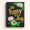Oh Happy Day Hand-painted Notebook