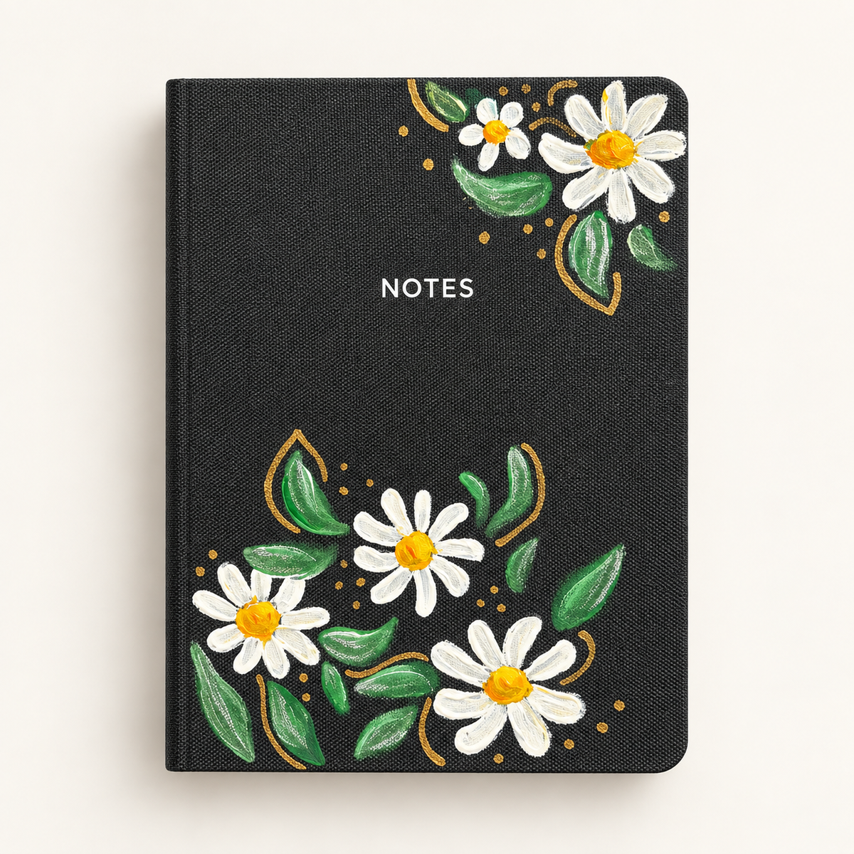 Daisy Hand Painted Notebook