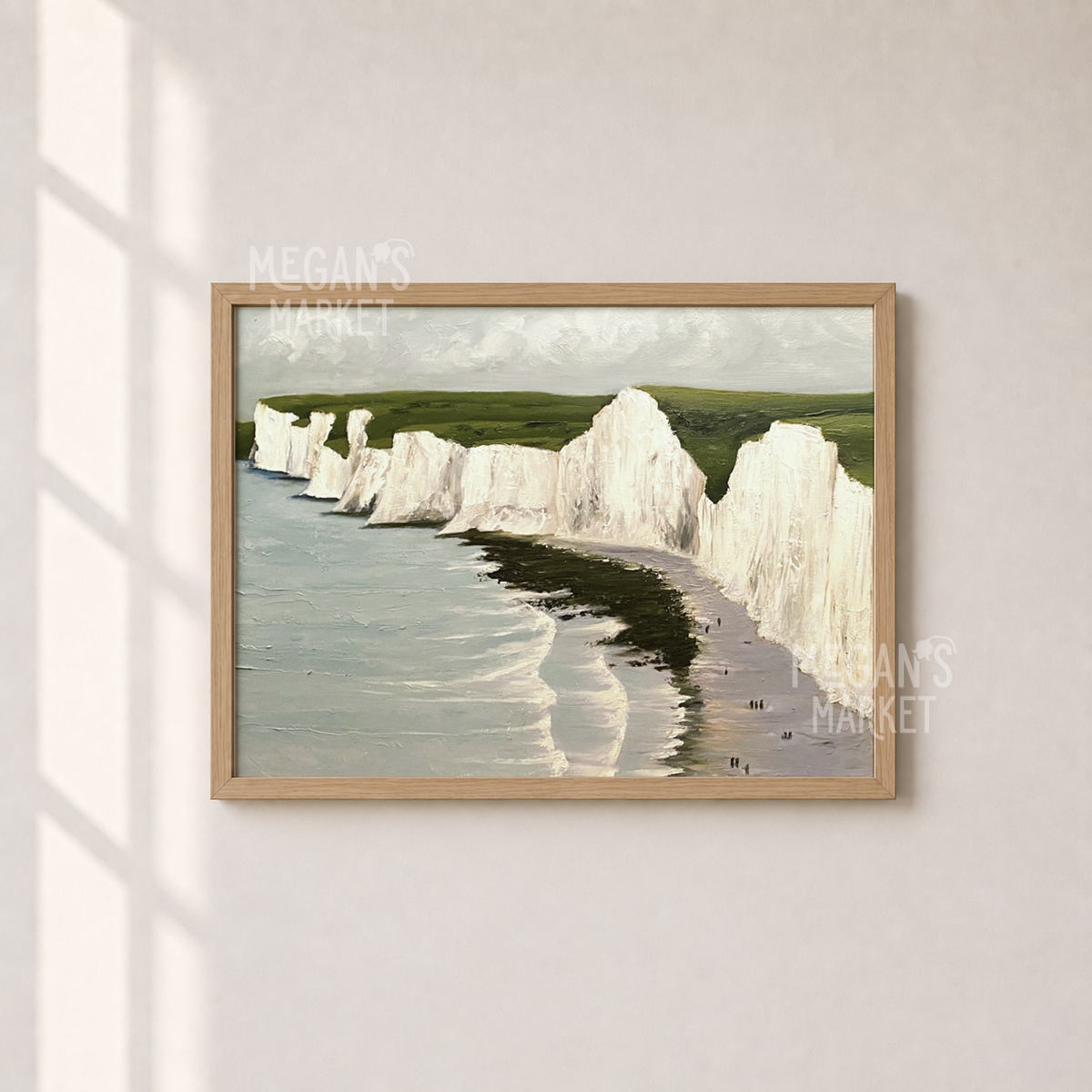 Seven Sisters Cliffs Art Print