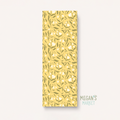 Yellow Floral Bookmark